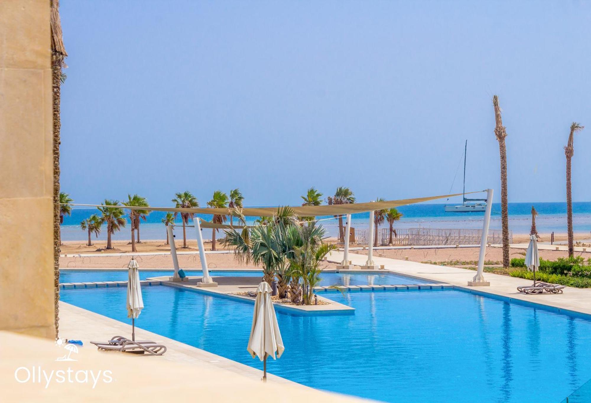 Ollystays Mangroovy Seaview 1Br Beach And Pool Free Access 洪加達 外观 照片